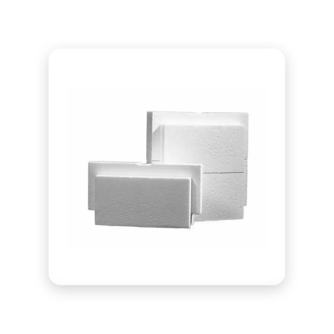 IGLU Polysterene end piece for block