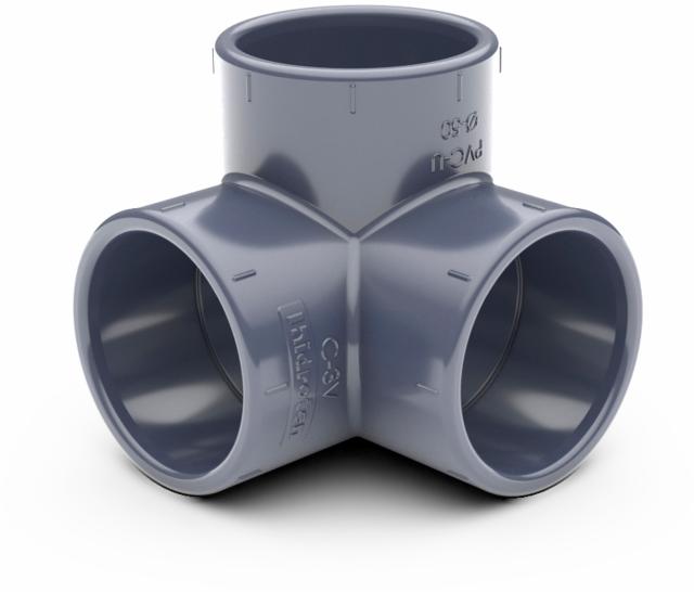 3 way elbow 90° PN 10