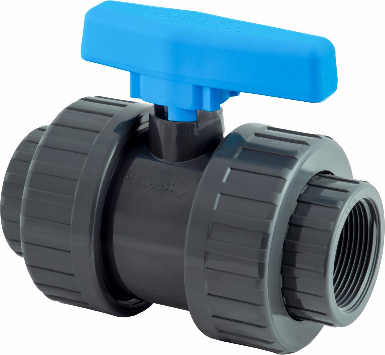 PVC threaded ball valve F PN 10 Plimat