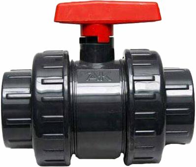 Solvent socket ball valve type AK