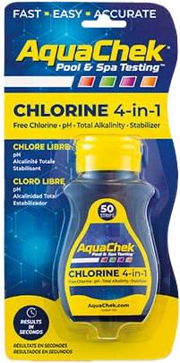 AquaChek chlore libre 4-in-1