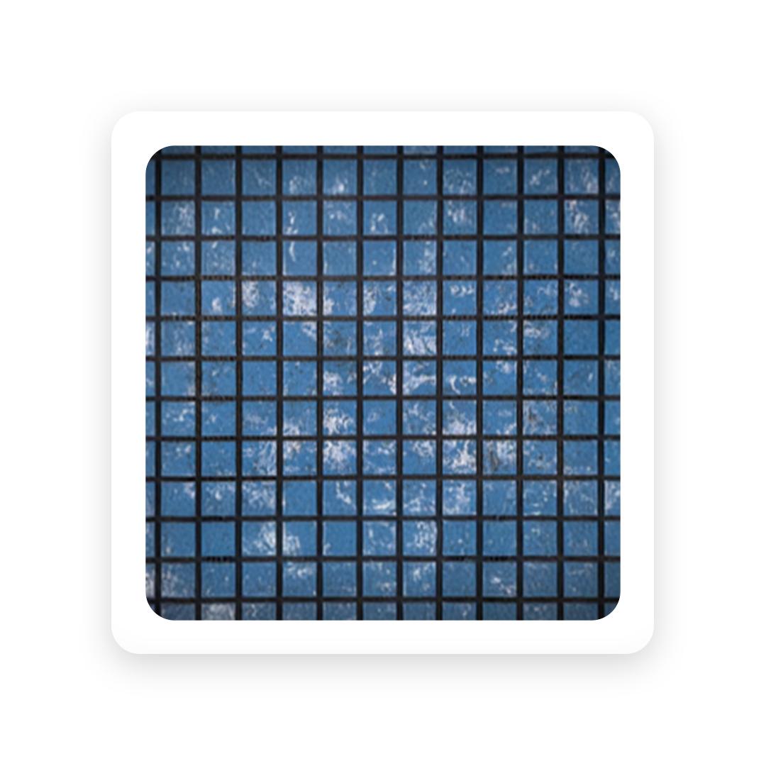 Matrix 1,65m x 25m black & blue