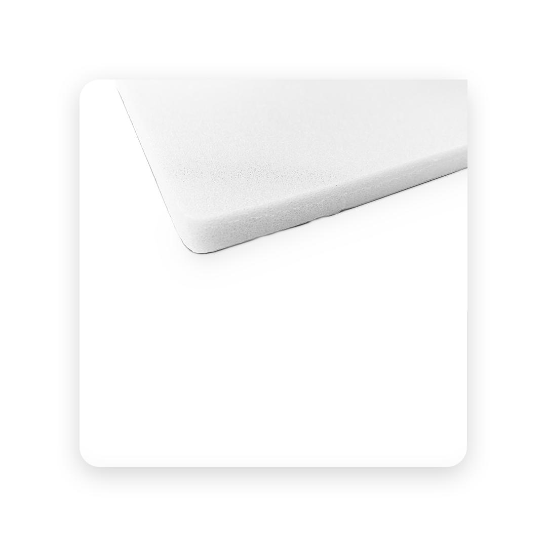Mousse de protection 10 mm 50 m x 1,50 m blanc