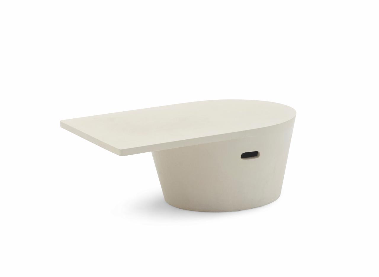 STAY ORGANIC side table dia 46 off white