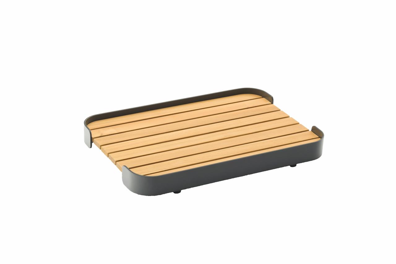 STAY RECTANGULAR TRAY TEAK