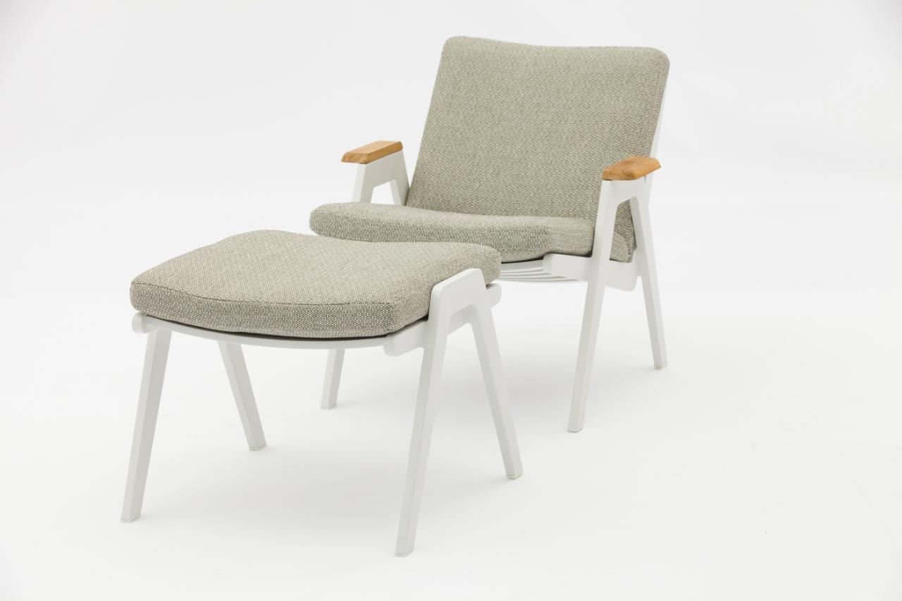 STAY FLEX Lounge Chair Stone (1 set)