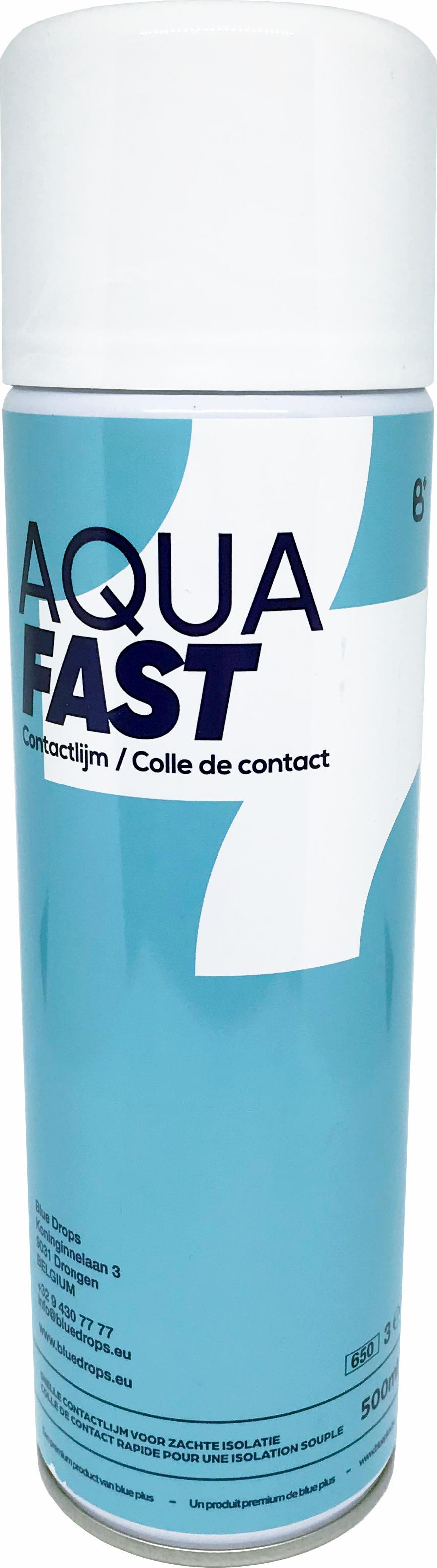 blueplus Aquafast colle transparente 500 ml (aérosol)